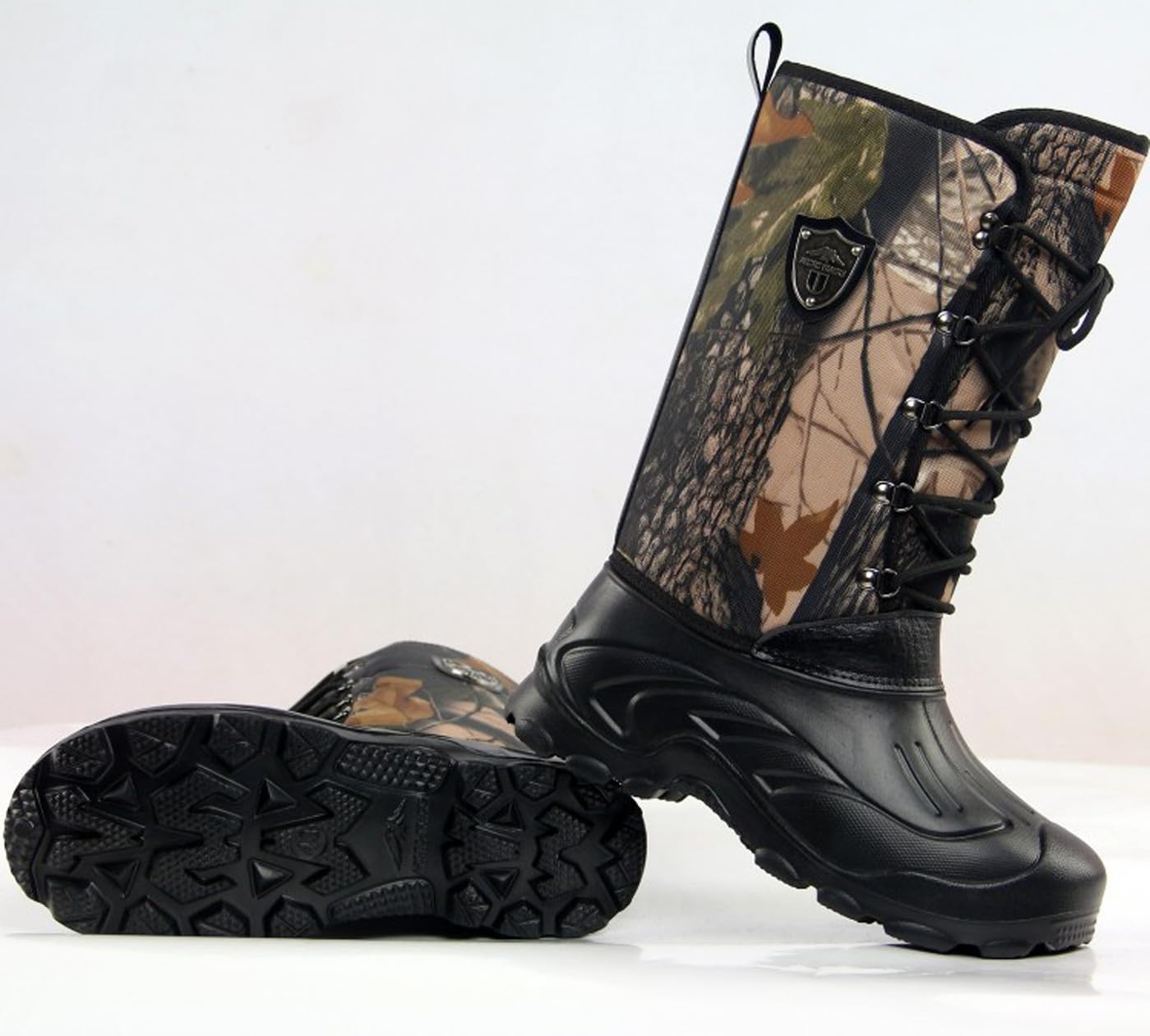 Pangolin Bottes de Neige Imperméables Homme Femme Hiver Grand Froid avec Doublure Amovible, Chaussures de Randonnée Neige Antidérapantes, Bottes Outdoor
