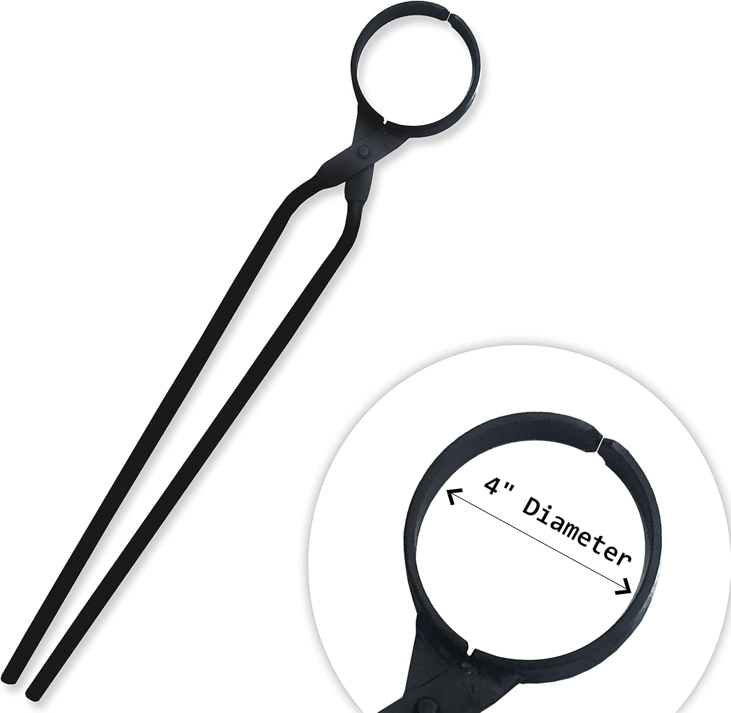 Simond Store 27" Blacksmith Tong Foundry Flask Metal Tongs