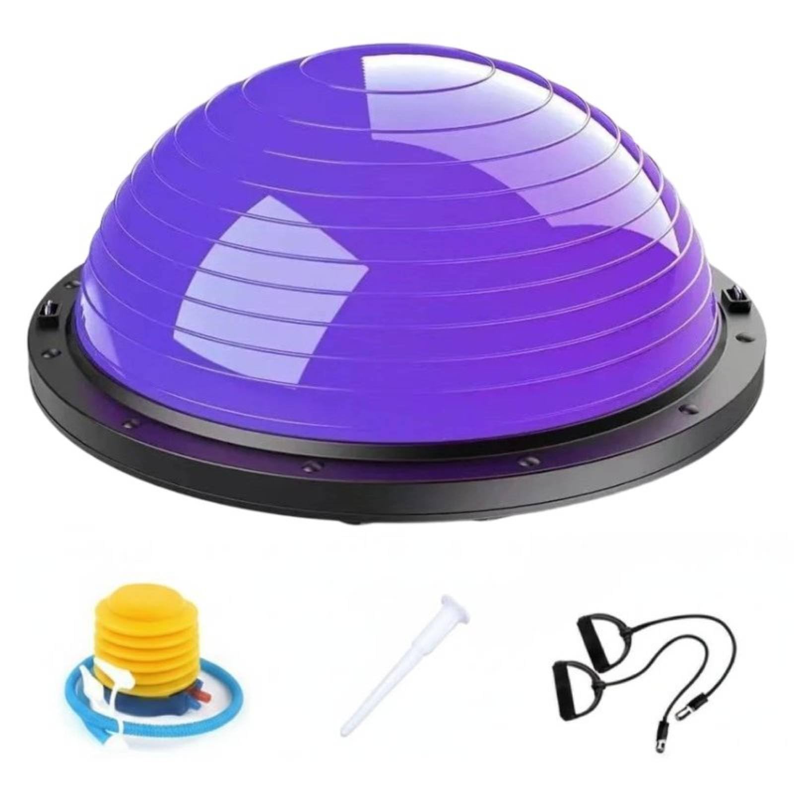 Palla Fitness Dome Superficie con Texture Semisfera di Equilibrio e PVC Resistenti Mezza Palla Ginnica per Pilates, Allenamento a Casa