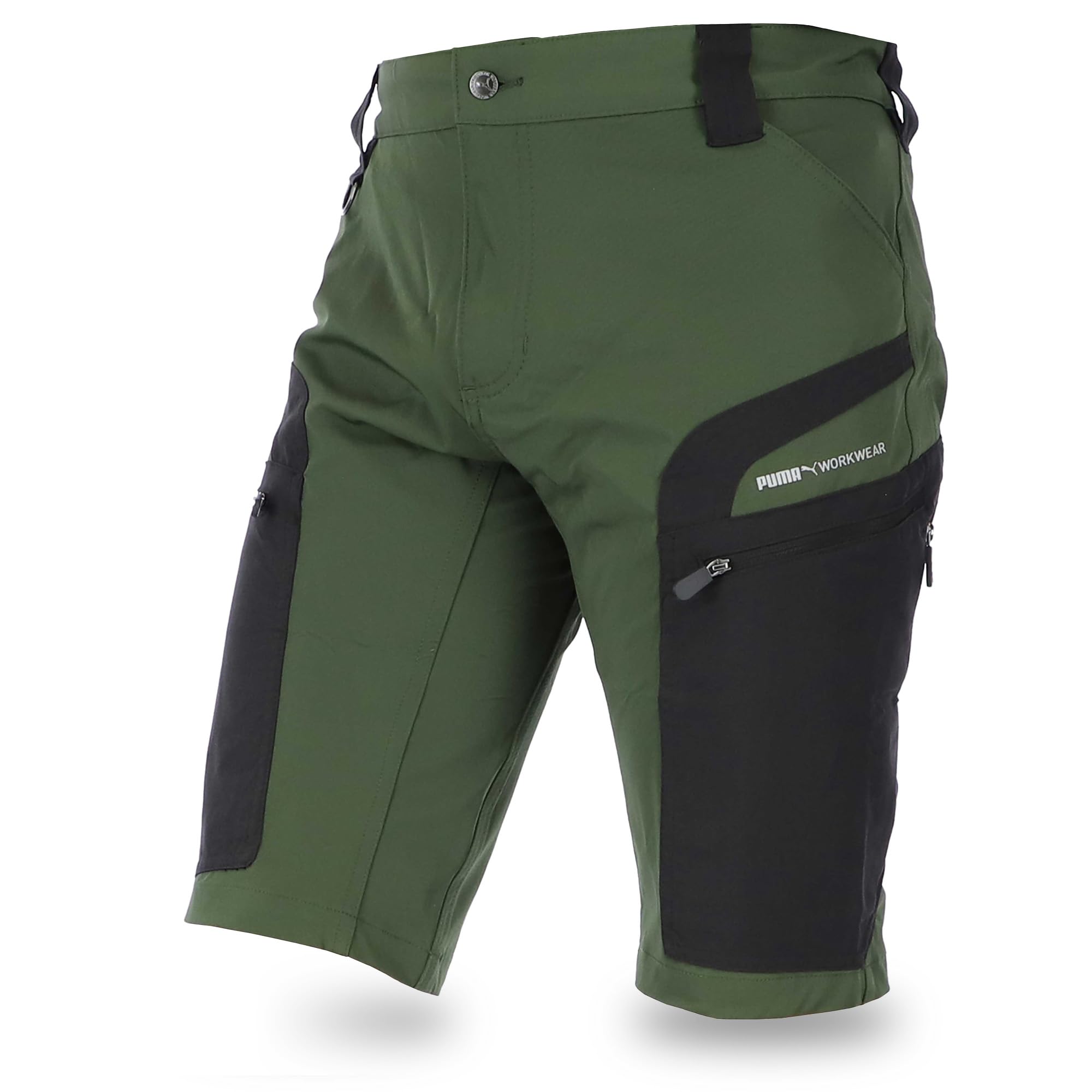 PUMA Workwear Pro-One Adventure – krótkie spodnie trekkingowe damskie ze wzmocnionym, trwałym nylonem – spodnie outdoorowe, oddychające i lekkie – spodnie trekkingowe z 4-kierunkowym stretchem