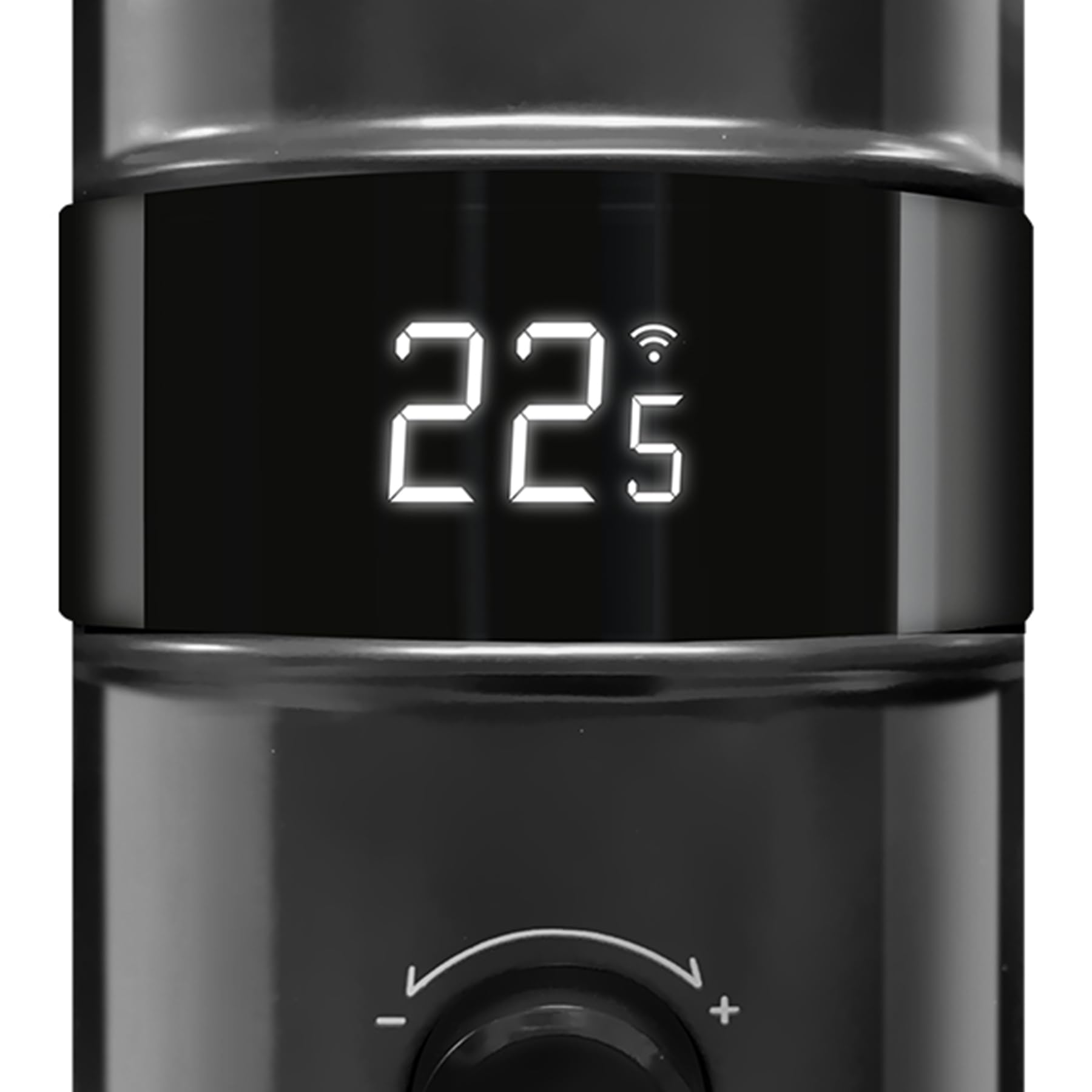 Taurus Agadir 1500 CONNECT - Radiador de aceite. Radiador eléctrico. Pantalla digital. Temperatura ajustable. Temporizador 24h. 3 niveles de potencia + modo ECO. Ruedas. 1500W. Silencioso.