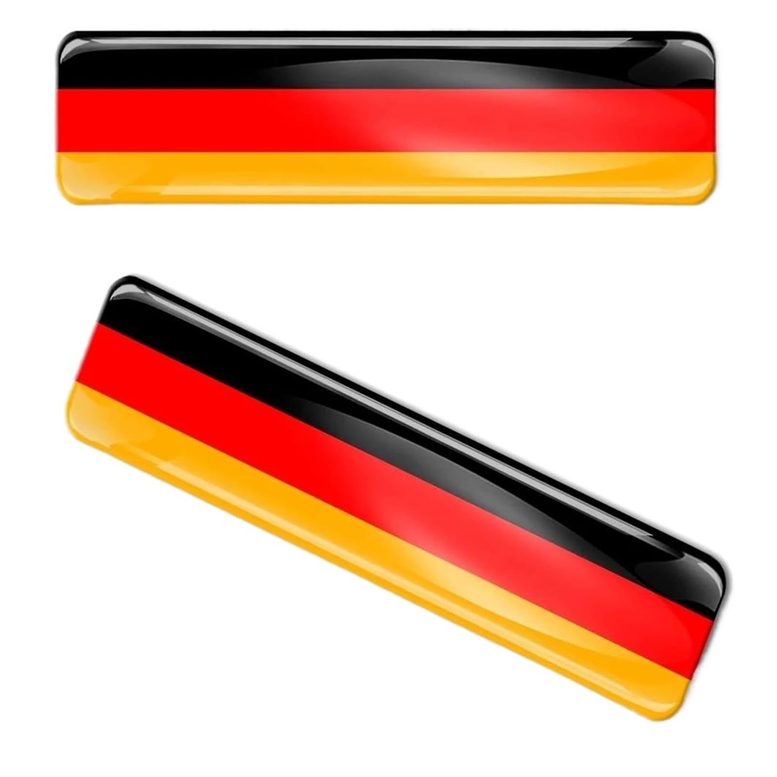 Decoration 3D Domed Silicone Stickers Decals Germany National German Flag Car Motorcycle Helmet