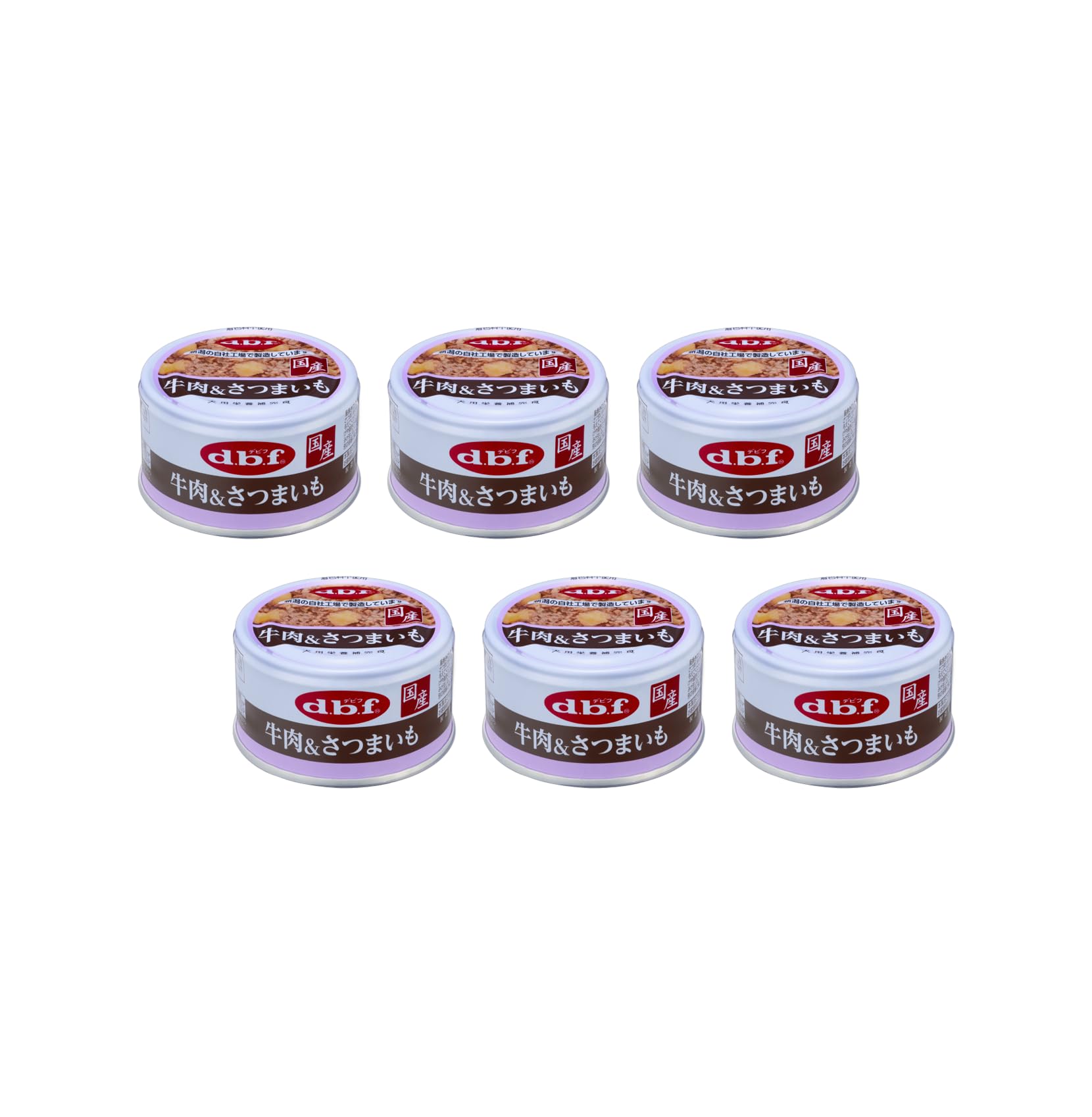 デビフ 牛肉&さつまいも 85g×6個 (まとめ買い)