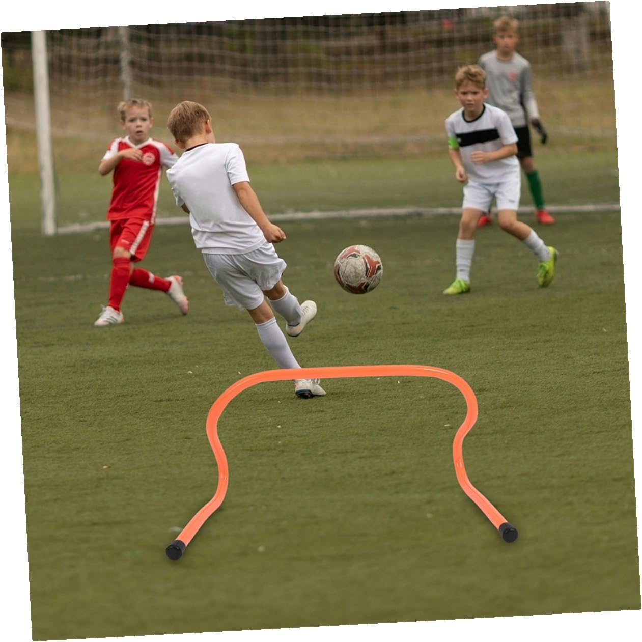 Toddmomy 3pcs Plastic Agility Hurdles 15cm Sports Training Speed Hurdles Football Soccer Training Equipment for Youth Agility and Footwork Drills