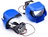 OSBELE 3 Inch 130W Bi LED Projector Lenses Headlight Bi LED Modules Car Lights Compatible For Hella 3R Headlamp Car Accessories Color : With Shrouds