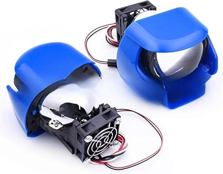 3 Inch 130W Bi LED Projector Lenses Headlight Bi LED Modules Car Lights Compatible For Hella 3R Headlamp Car Accessories Color With Shrouds