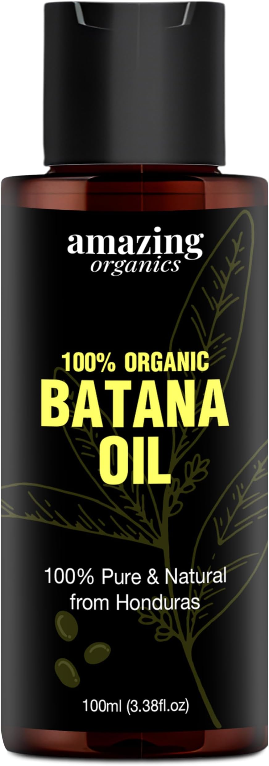 Batana Oil For Hair Growth, Natural From Honduras, Dr. Sebi (Honduran Herbalist) For Healthy Hair & Skin, 100ml