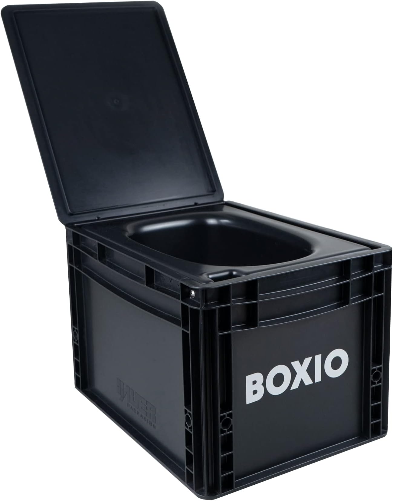 BOXIO Toilet - Portable Toilet, Camping Toilet, composting Toilet for car Camping, Boat or Camping. Mini Camping Toilet: 14,7" x 11,8" x 11,0" Made in Germany.