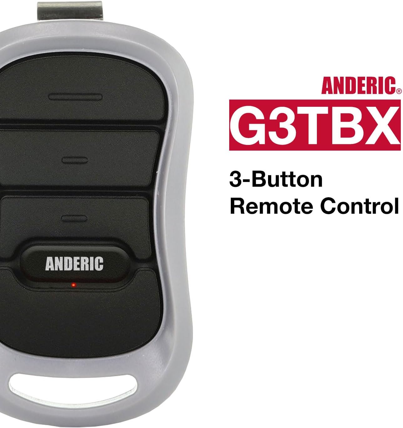 [2 Pack] Anderic G3TBX for G3T-BX G3T-R G3T-A Intellicode 315/390MHZ Remote for Genie Overhead Door Garage Door Opener