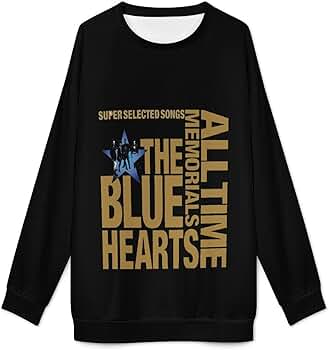 Amazon.co.jp: [QDHLXSZ] ブルーハーツ 長袖 Tシャツ レディース