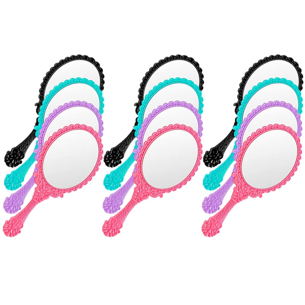 Lot de 12 miroirs de poche vintage de qualité supérieure
