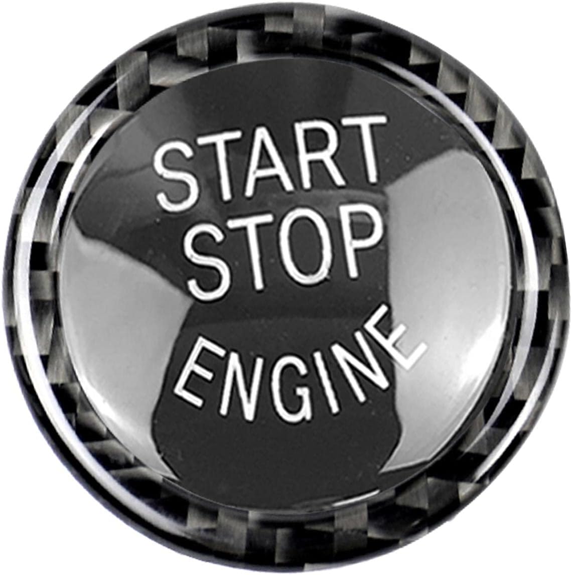 ATORSE® Engine Start Stop Button Cover Sticker For Bmw E90 E92 E93 Car Styling Black