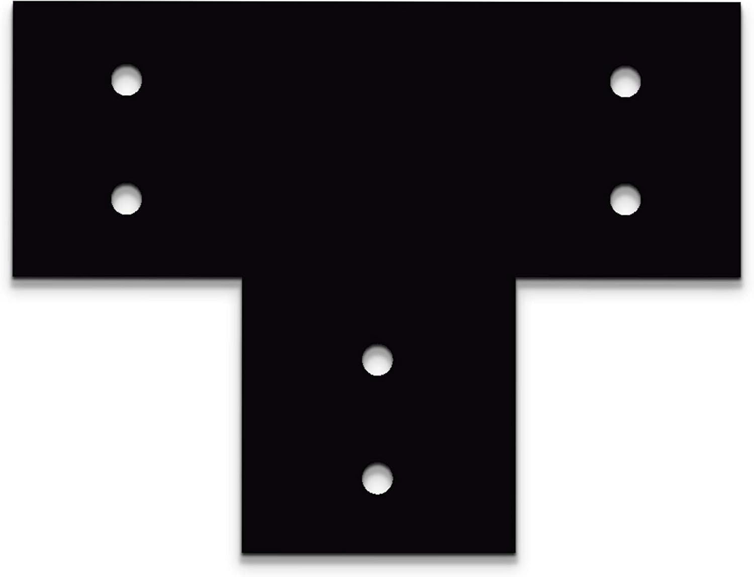 Shop Table Heavy Duty 4x4 Flat T Bracket for 4 x 4 Posts | DIY Workbench | Pergola Bracket | Tee Bracket | Made In the USA!