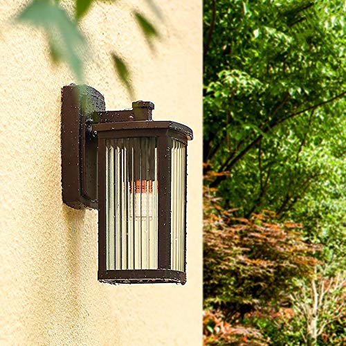 Lanterne de mur d'extérieur anti-pluie applique LED 1-Light durable - 4