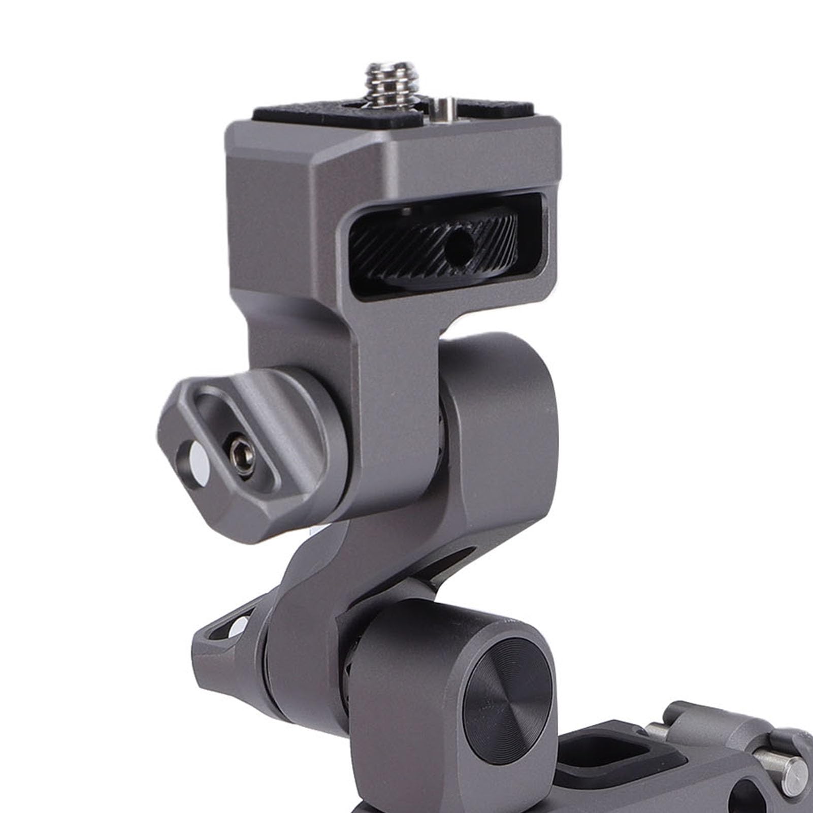 KIMISS Uchwyt do Kamery Rowerowej Zacisk Uchwytu do Kamery Akcji na kierownicę Obrót 360° Zacisk na rurę 18-39mm Aluminium CNC z Interfejsem 1/4 Cala Kierownicy Motocykla/roweru