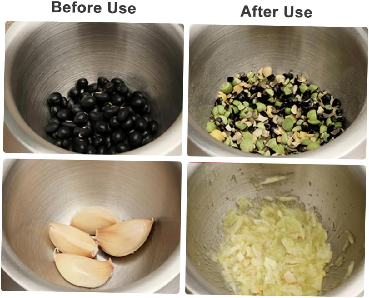 Garneck Ergonomic Garlic Mincer Masher Sturdy Garlic Tool for Home Restaurant Use