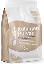Collagen Powder 1500 g (1.5 kg) - High Dose & Tasteless Collagen Hydrolysate Powder, Peptide Type 1 & 3 - Collagen Peptides - Bottled and Tested in Germany
