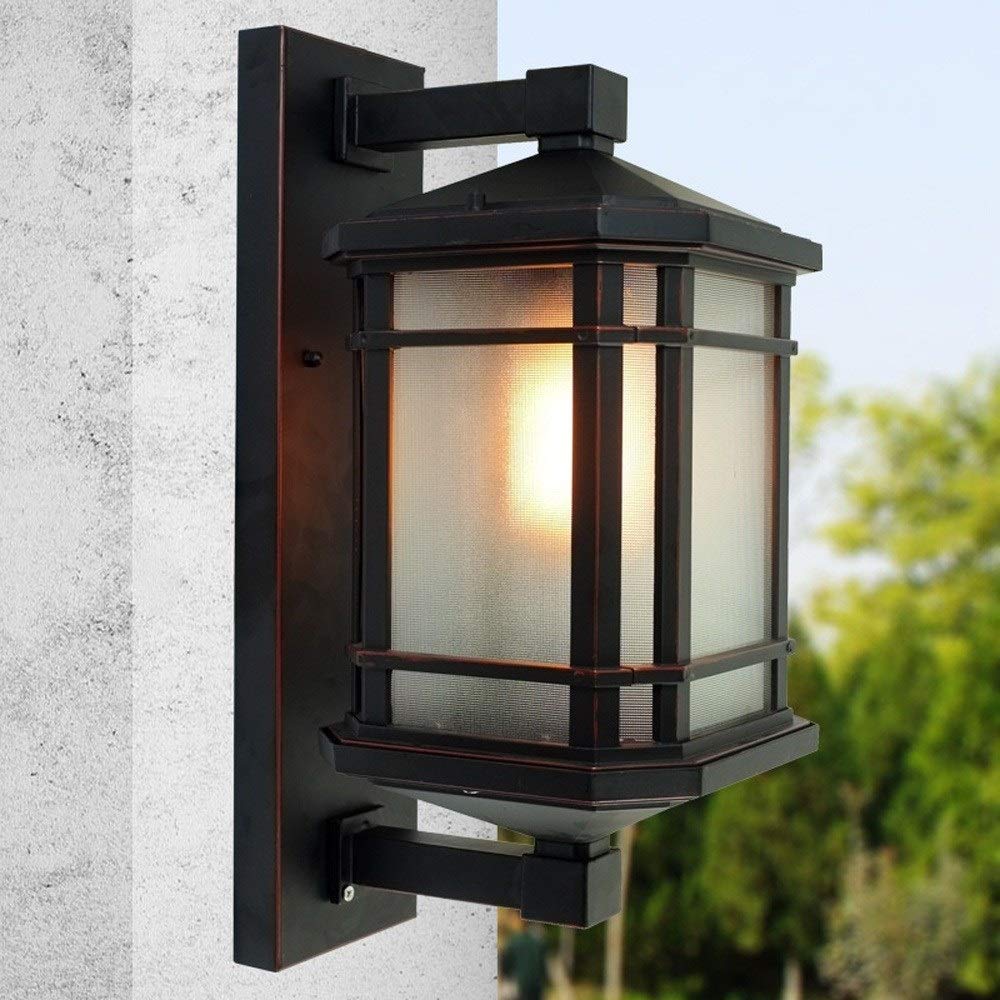 Lampe murale de jardin E27 créez une ambiance chaleureuse sur votre balcon
