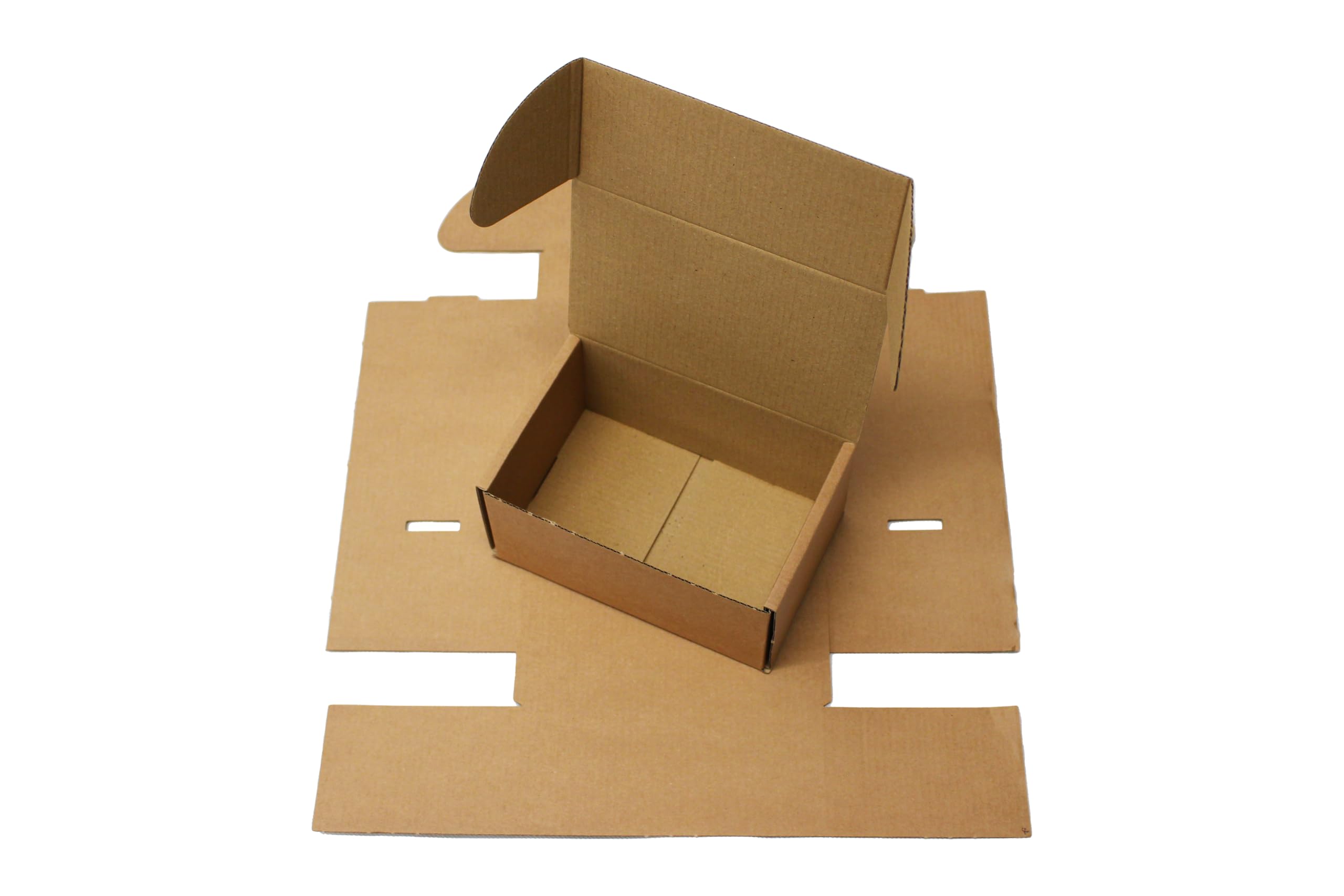 TPBK4 Postal Box 150x100x70mm 5.9x3.9x2.8" Trojan Brown Kraft Small Parcel Postal Packing Mailing Boxes Eco Friendly FSC Certified Biodegradable and Recyclable - Sold in Packs of 25