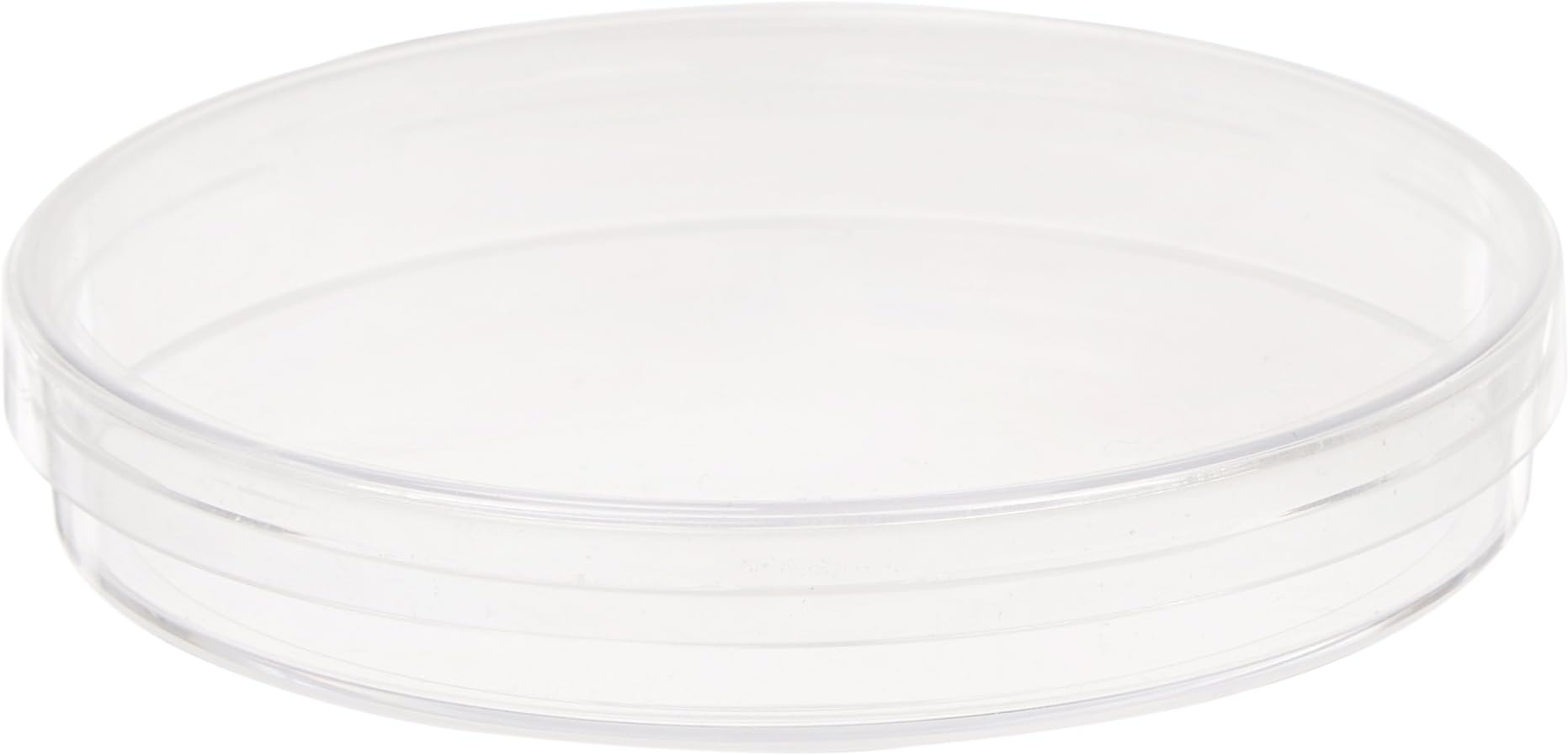 Sterilin 502014-01 Plastic Sterile Petri Dish Without Vent, Top and Bottom, 15 mm OD x 100 mm Height (Pack of 20)