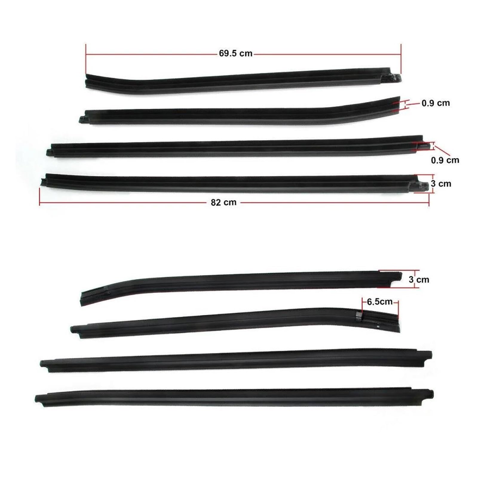 Taśmy uszczelniające z PCW do Toyota Hilux SR5, VIGO i MK6 Pickup (2005-2015) – uszczelki drzwi do okien i drzwi