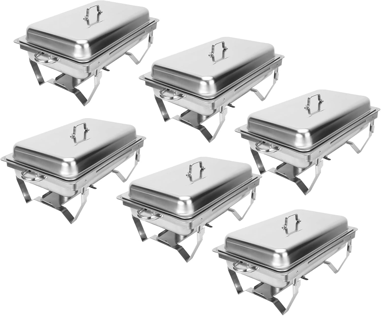 Wilprep Chafing Dishes Food Warmers with Pans Chafing Fuel Chafing Dish