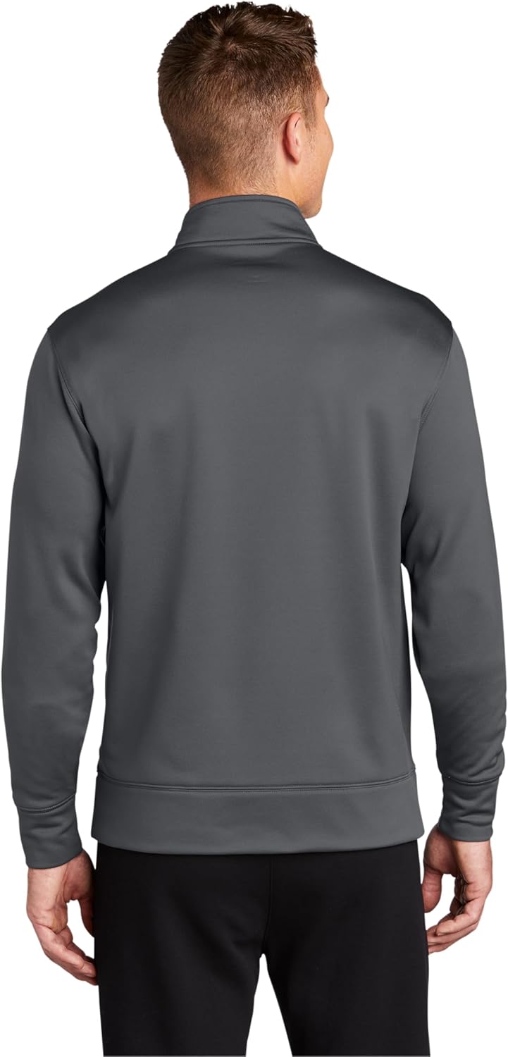 SPORT-TEK Unisex Sport-Wick Fleece Full Zip Jacket - Image 3