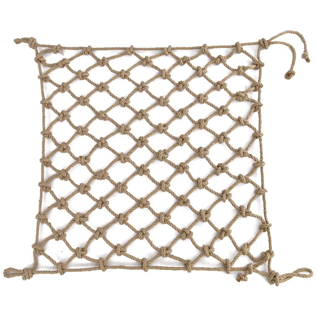 Filet de treillis en corde de jute naturelle 2x3m avec maille 10mm pour plantes