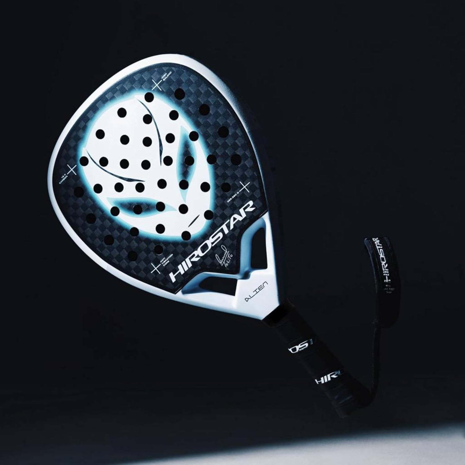 Alien 2025 | Pala Padel Profesional, Forma de Diamante, 100% Carbono | Carbono 24K, Raqueta Padel con Balance Medio/Alto | Peso 365g - 380g