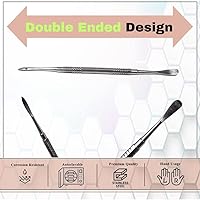 Vista 3 de Periosteal Elevator Molt 9 Instrumento dental con diseño de doble extremo viene en mango de agarre moleteado hecho de herramienta quirúrgica oral