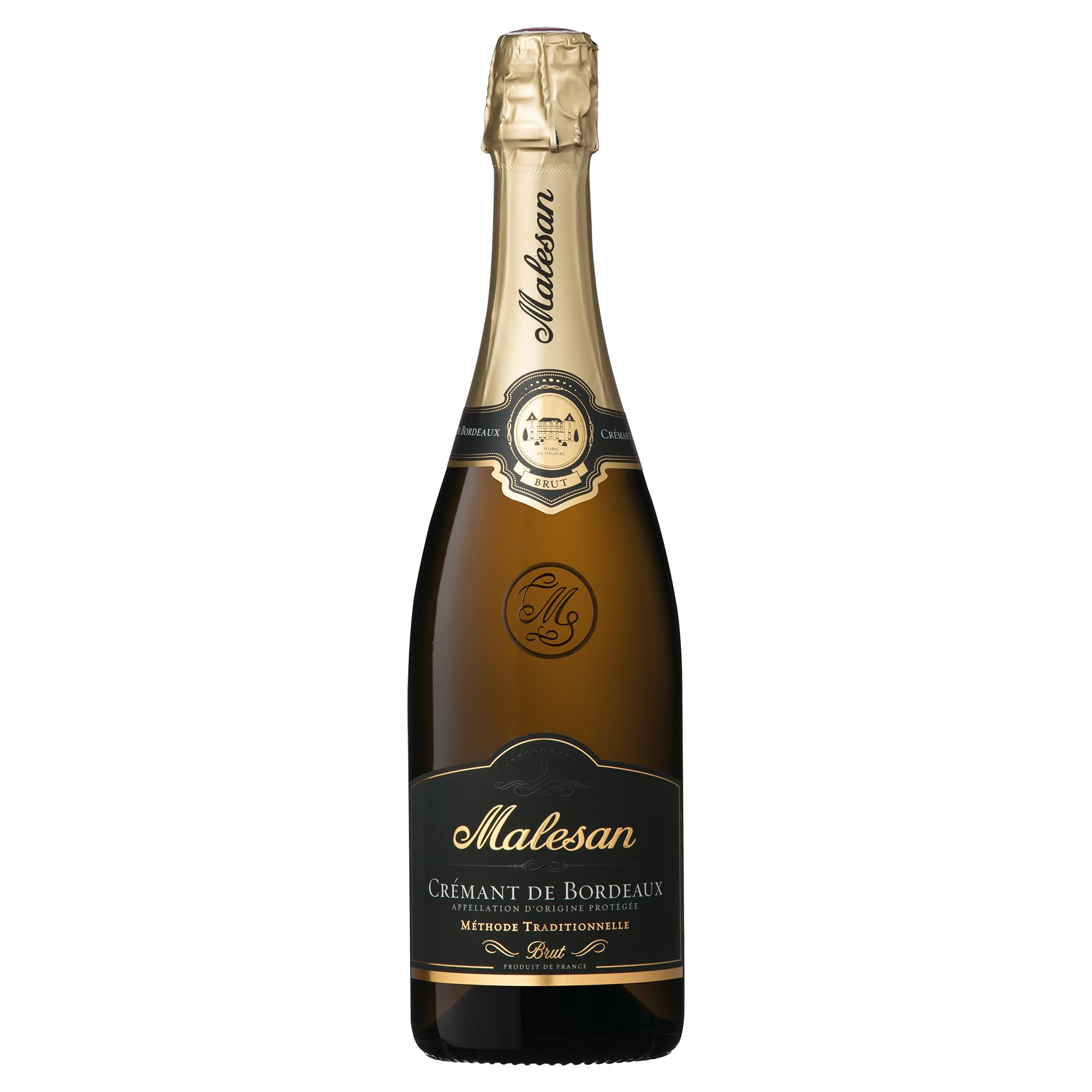 Malesan Brut Dégustation - DOP Crémant De Bordeaux - Méthode Traditionnelle - Lote De 6 Botellas X 75 cl