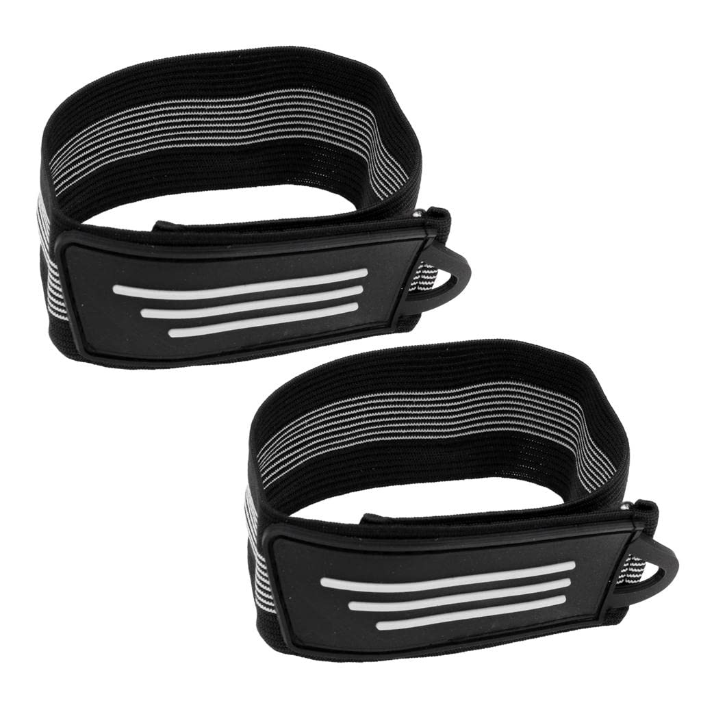 Meadawgs® 1 Pair Bicycle Ankle Leg Strap Cycling Bike Pants Band Leg Clip Strap Black-picture-32