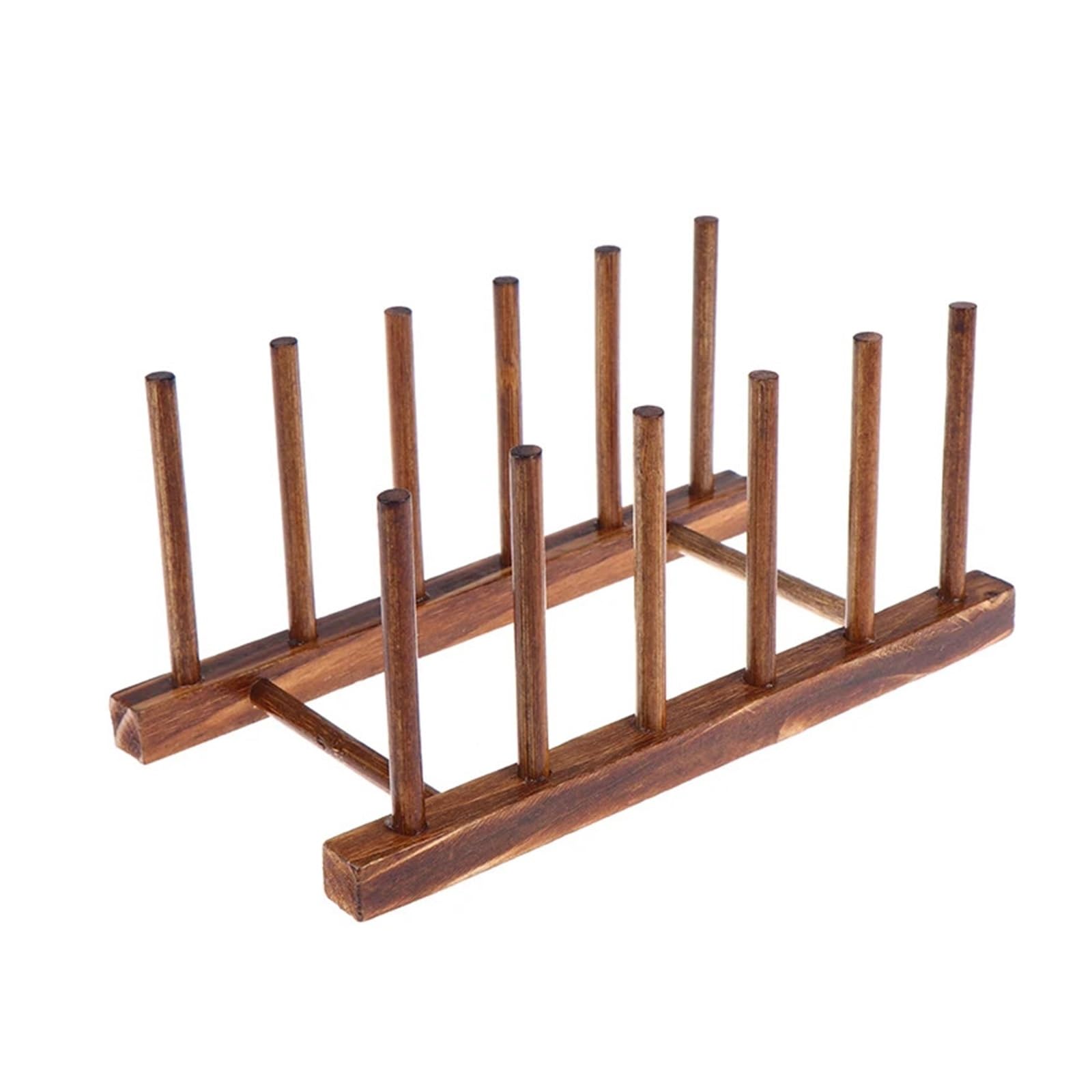 YUPLIODSX Wooden Dish Rack Wooden Plate Dish Drying Rack