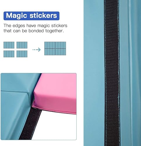 Miniatura 6 de Gymnastics Mat Tumbling Mat Gym Mat Foldding Lightweight Tumbling Mat 2 Inches Thick Fitness Yoga Exercise Mat Home Gym Mat Equipment