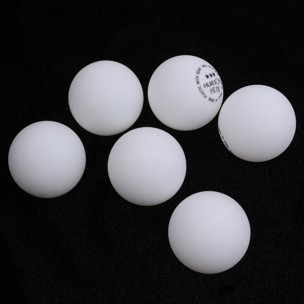 6 Palle da ping pong a 3 stelle da 40+mm per allenamento avanzato/competizione