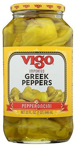 Vigo Importing Company - Pimientos griegos, 32 onzas (paquete de 6)