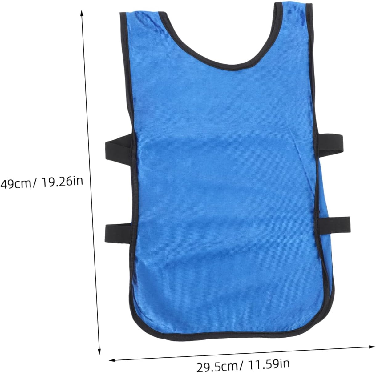 BESTonZON 6pcs Breathable Training Vests for Kids Blue Football Pinnies Lightweight Waistcoat for Soccer Practice for Youth Sports Training