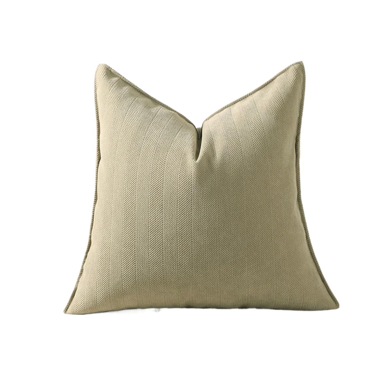 Housse de coussin en chenille douce 45x45cm | Set de 2 taies décoratives pour salon