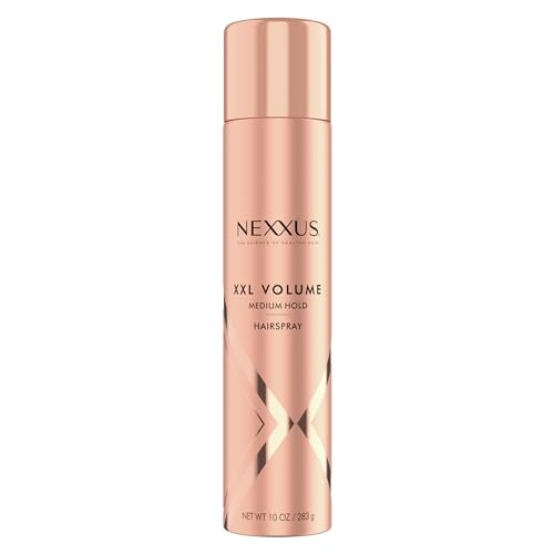 Nexxus Medium-Hold Hairspray XXL Volume for Sky-High Volume & 48H Frizz Control, with StyleProtect Technology 10 oz