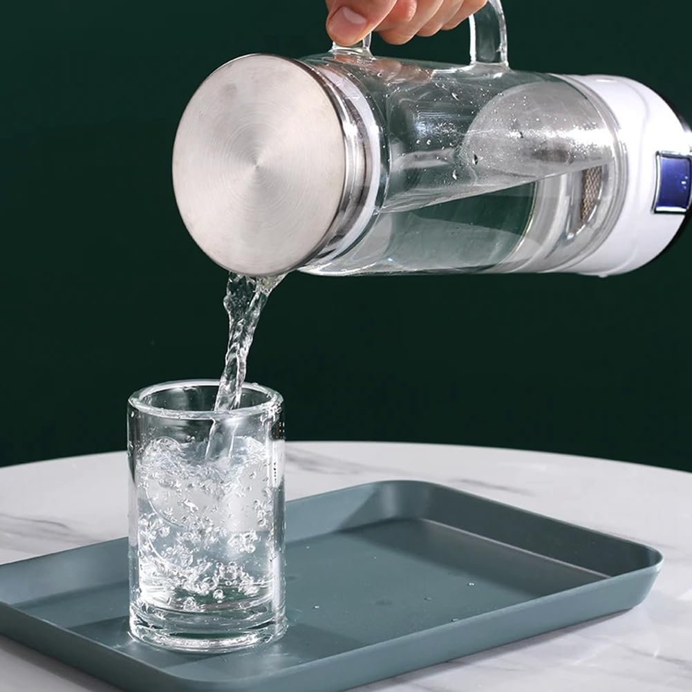 Lisher - Filtro de filtro portátil para botella de hidrógeno, ionizador puro H2 Maker