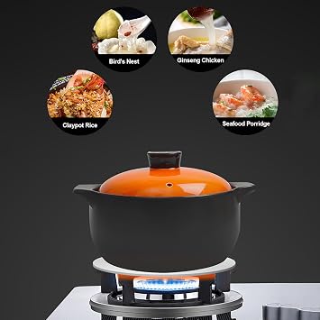 Induction Hob Converter Adapter Plate, Heat Conduction Plate for Gas Stove, Heat Diffuser Plate with Detachable Handle, 24cm
