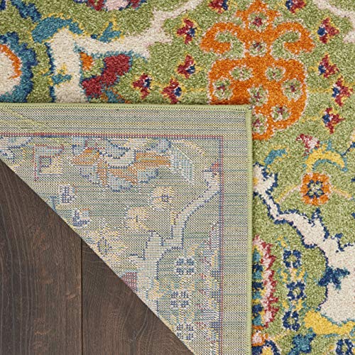 Tapete decorativo Nourison Sage Ivory 5'3" x 7'3" miniatura 5