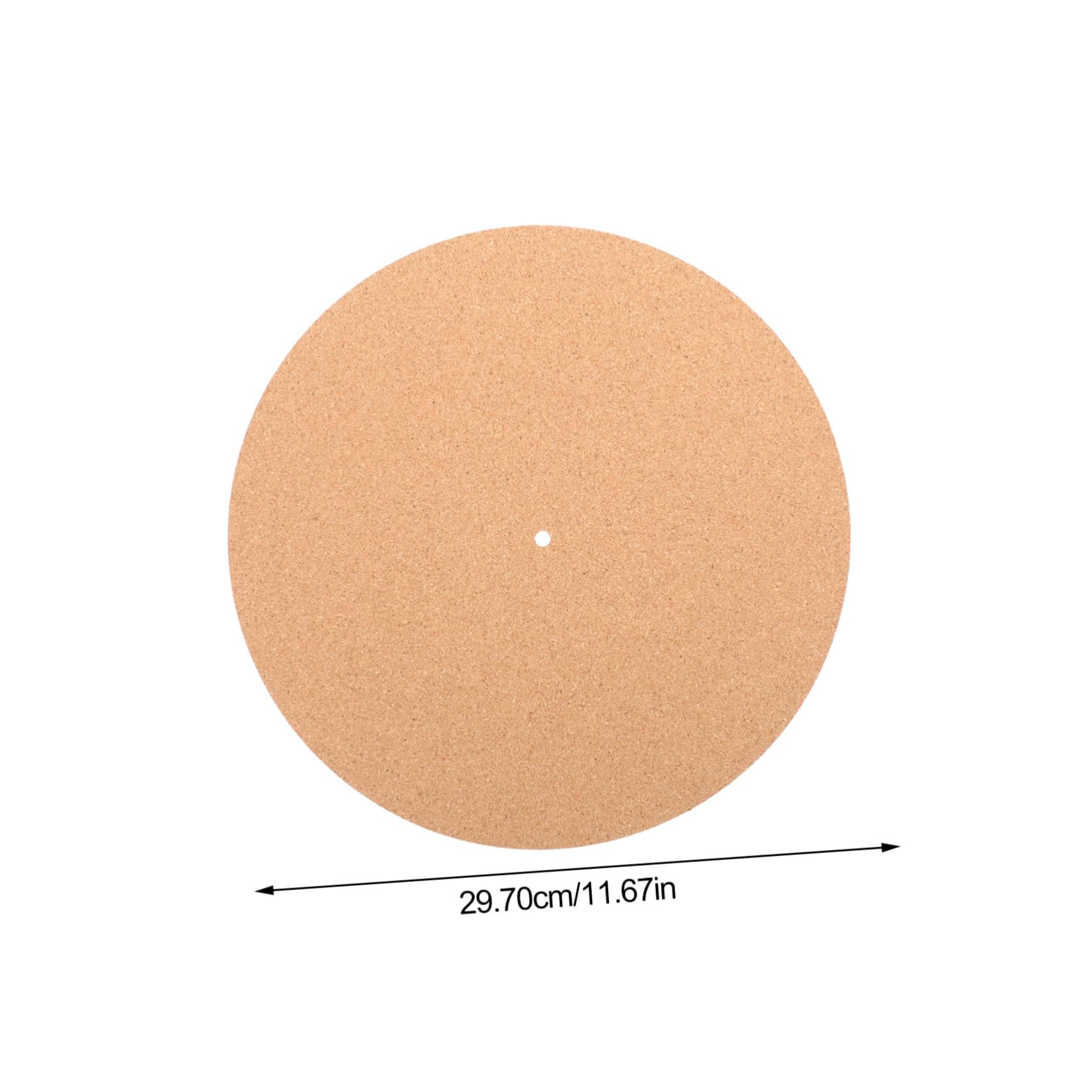 HEMOTON Vinyl Record Mat Turntable Slipmat Cork Record Player Mat Sound Damping