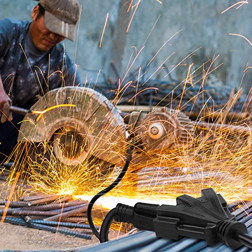 3Ft 12/3 Outdoor Extension Cord, Heavy Duty 3-Outlet Sjtw Indoor/Outdoor Three-Prong Power-Cord 12-Gauge Grounded 15-Amp 1875 Watts #TOP5