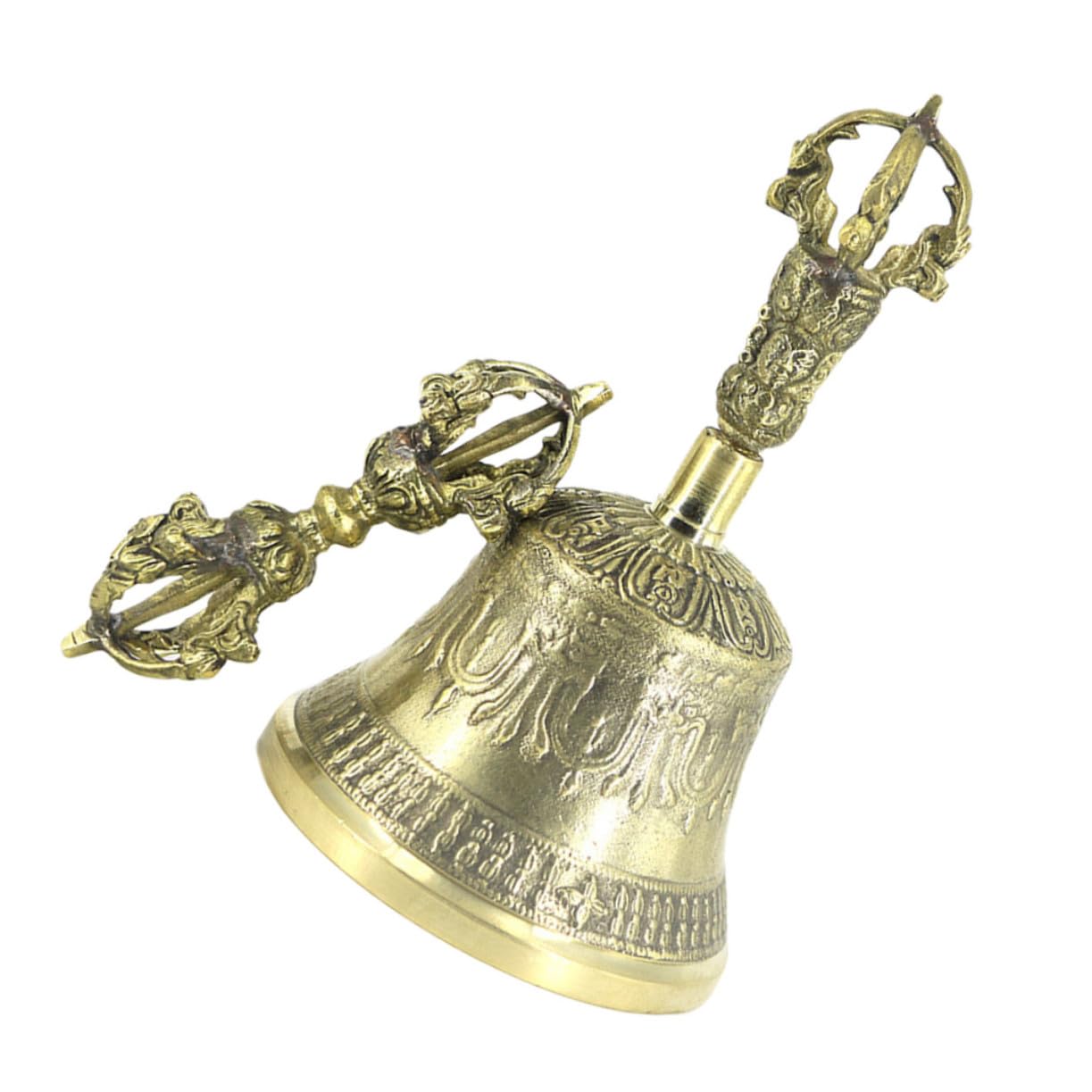 Cloche de Bouddhiste pour Purification Énergétique Mipcase à Sonorité Cristalline Rituelle