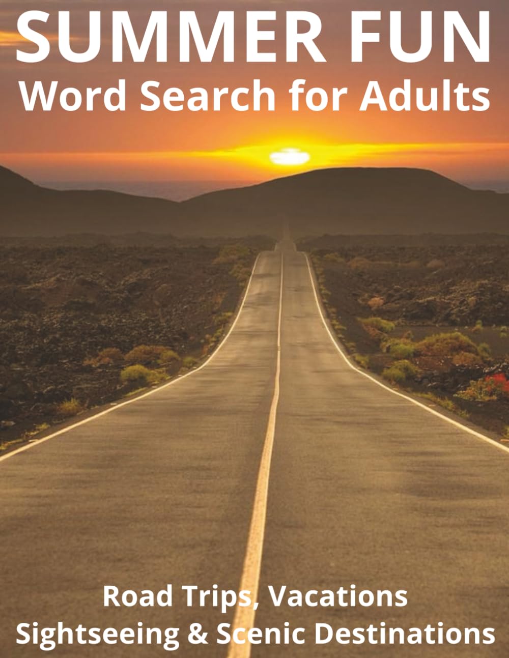 Summer Fun Word Search Puzzle Book for Adults: 116 Large Puzzles Featuring Road Trips, Vacations, Sightseeing & Scenic Destinations