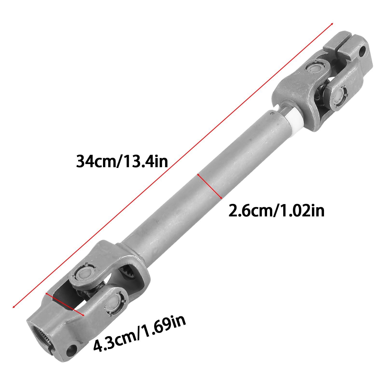 LICHENGTAI Albero sterzo compatibile con Ford Fiesta B-Max2012-2017 piantone sterzo intermedio 1758288, 8V513K644BB