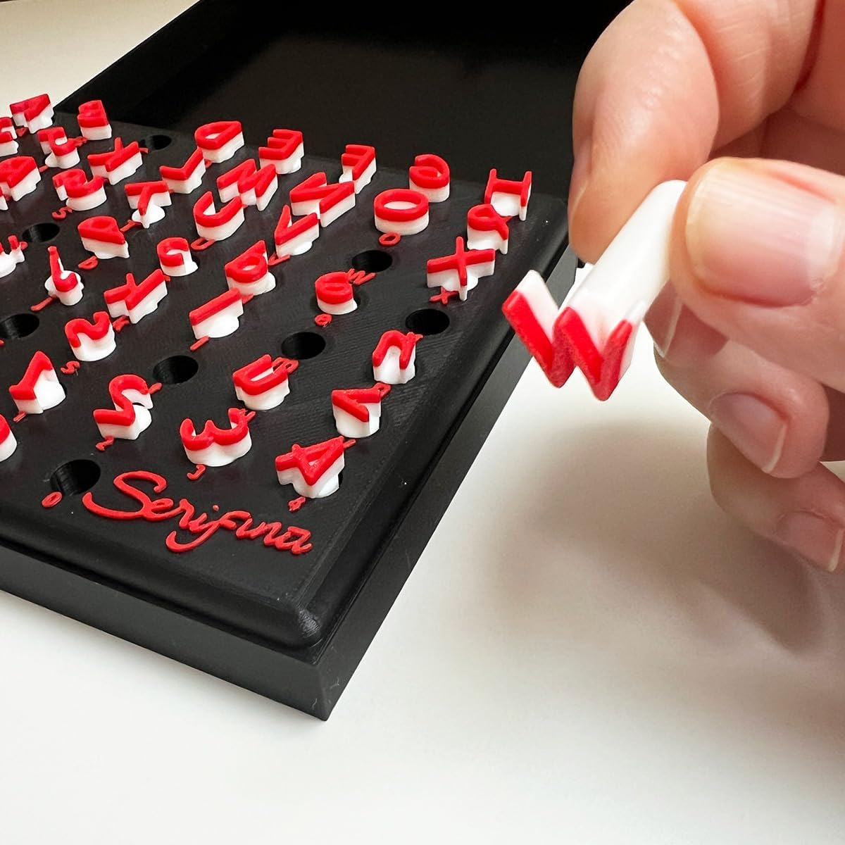 Full Set of SERIFINA Pottery and Cake Decorating Lettering Stamps Upper and Lower Case 10mm Comic Sans Including Storage Case