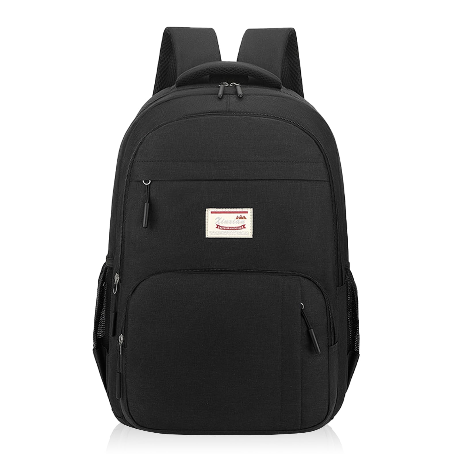 UieaMsio Mochila Hombre,Mochila Escolar,Mochila Escolar para Niños,Mochila Escolar Adolescente, Mochila Escolar Grande,Mochila Militar para Trabajo,Viajes,Senderismo,Negro