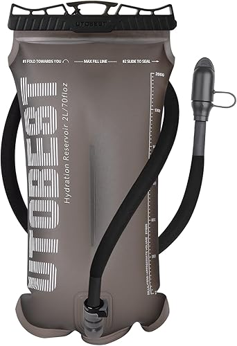 Miniatura 11 de Vejiga de hidratación, vejiga de agua de TPU, bolsa de agua para mochila de senderismo, sin BPA, apertura amplia, a prueba de fugas, depósito de